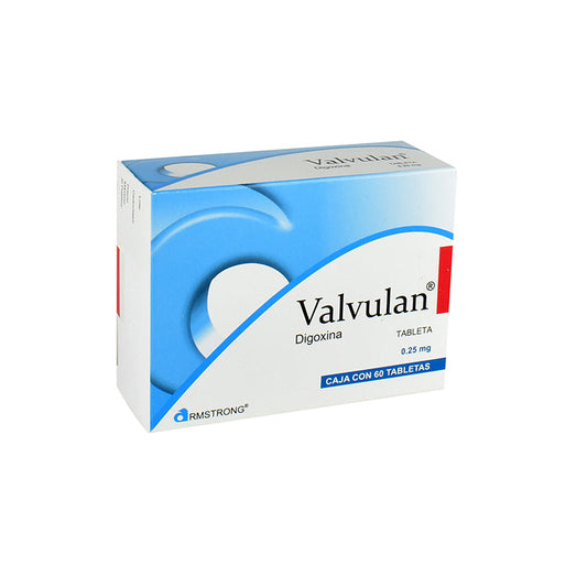 VALVULAN 0.25MG 60 TAB