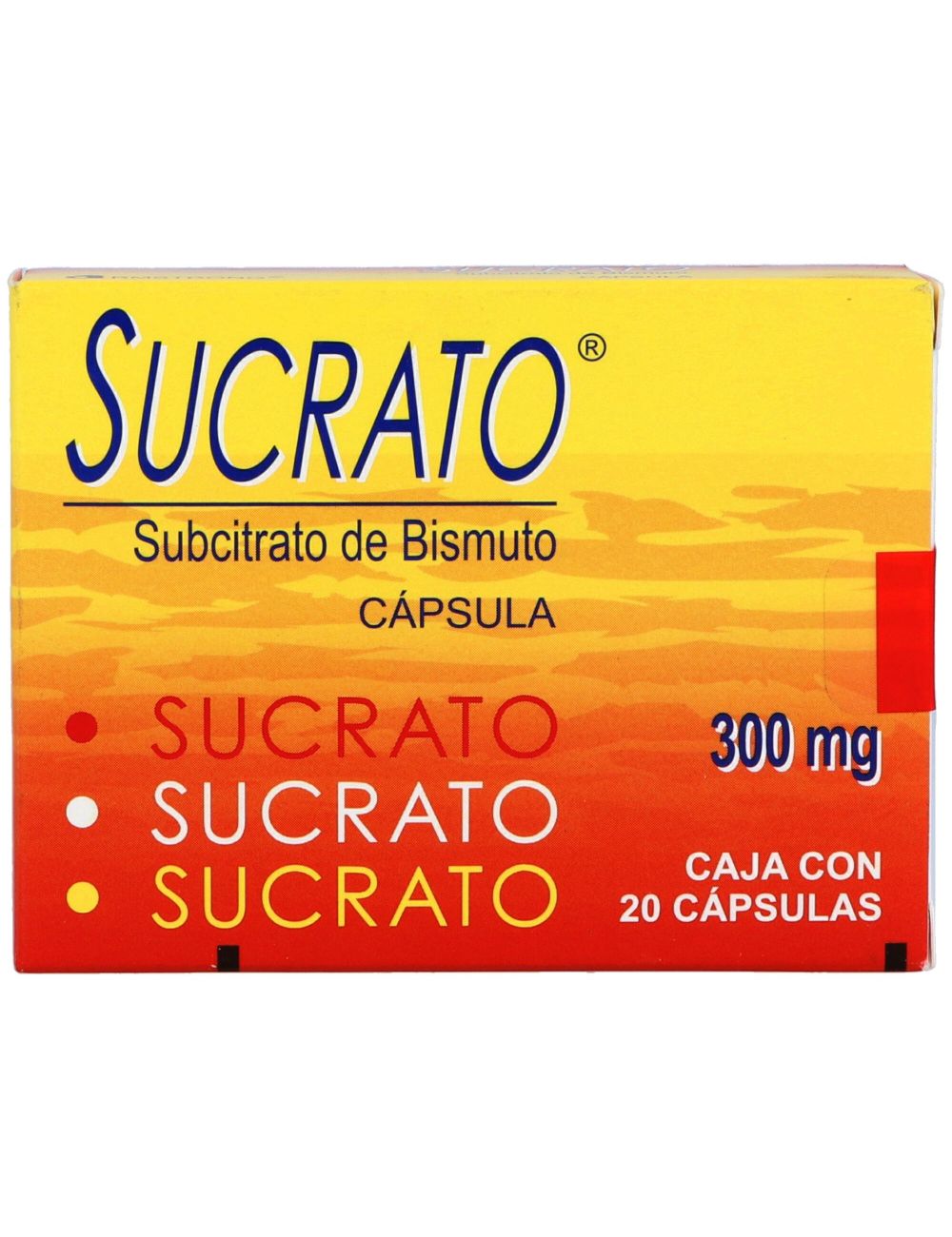 SUCRATO 300 MG 20 CAPS