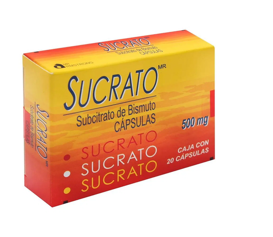 SUCRATO 500 MG 20 CAPS