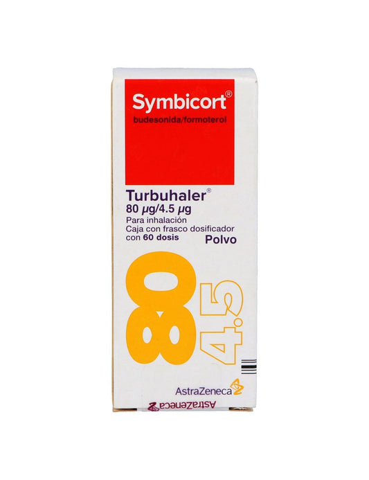 SYMBICORT 80/4.5 MCG PVO 60 DOS