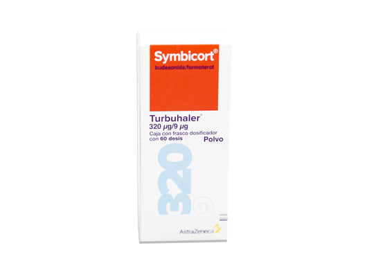 SYMBICORT 320/9MCG PVO 60 DOSIS