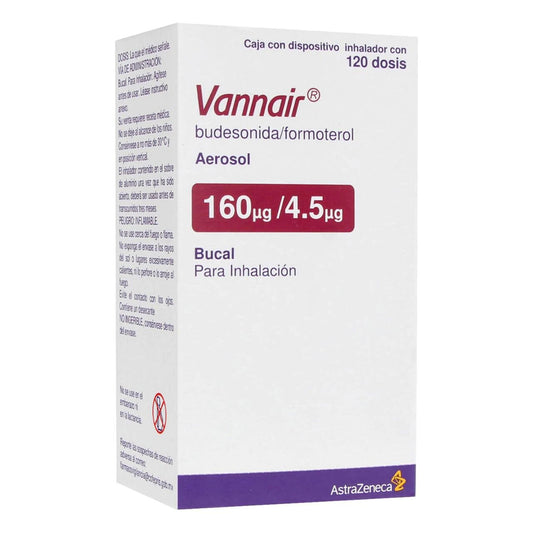 VANNAIR 160/4.5MCG AER 120 DOS