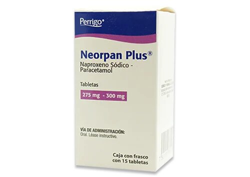 NEORPAN PLUS TAB. 275/300 MG. FCO. C/15