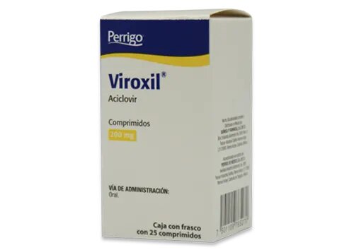 VIROXIL COMPR. 200 MG. CAJA C/FCO. C/25