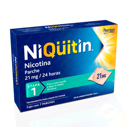 NIQUITIN 21MG 24H E1 C/7 PARCHE