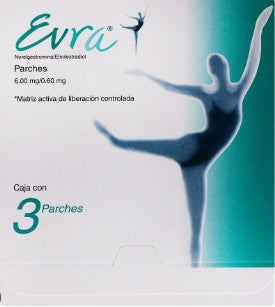 EVRA 6MG/600MCG 3 PARCHES