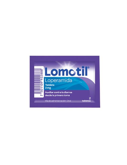 LOMOTIL 2MG SACH 2 TAB         S