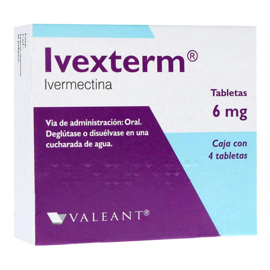 IVEXTERM TAB. 6 MG. CAJA C/4