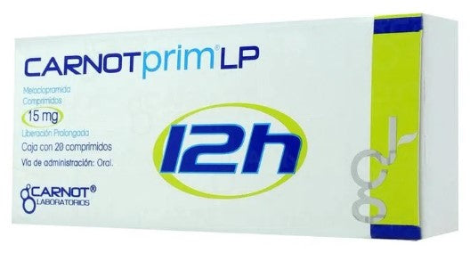 CARNOTPRIM LP 12H 15 MG 20 CPR