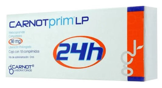 CARNOTPRIM LP 30MG LIB PROL 10 TAB