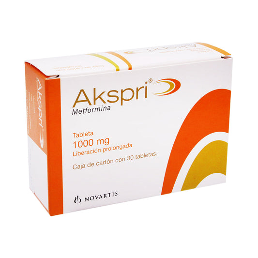 AKSPRI LP 1000 MG 30 TAB
