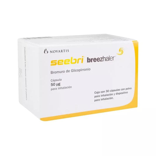 SEEBRI 50 MG 30 CAPS Y DISPOSIT