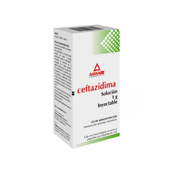 CEFTAZIDIMA 1GIV/IM FCO.AMP 3ML GENEPISA