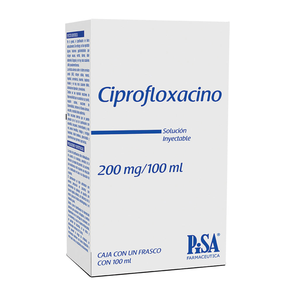 CIPROFLOXACINO 200MG/100ML C/FCO100ML SI