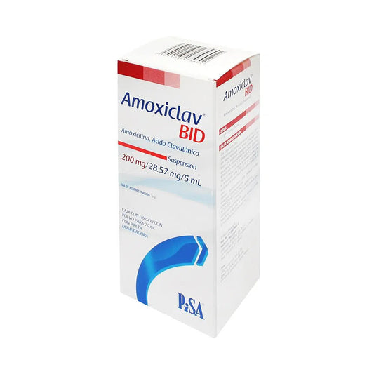 AMOXICLAV BID 200/28.57 MG SUSP70ML