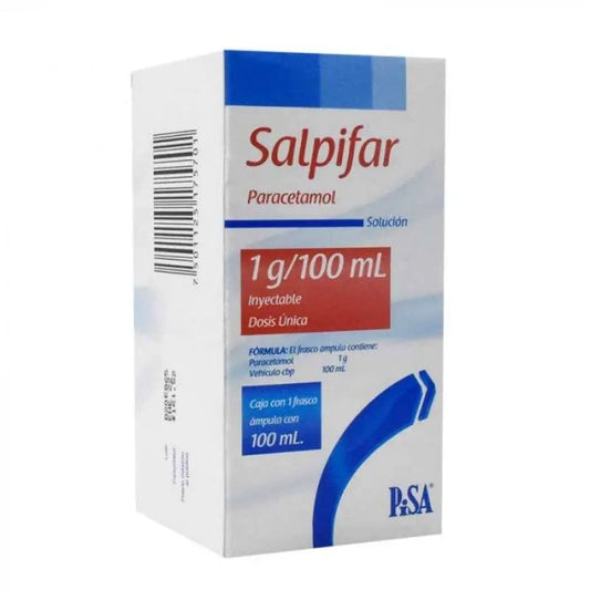 SALPIFAR 1G/100ML SOL INY 4 FA