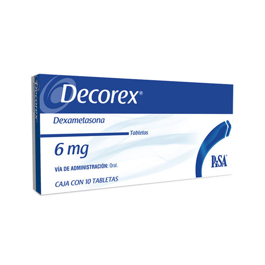 DECOREX 6 MG 10 TAB