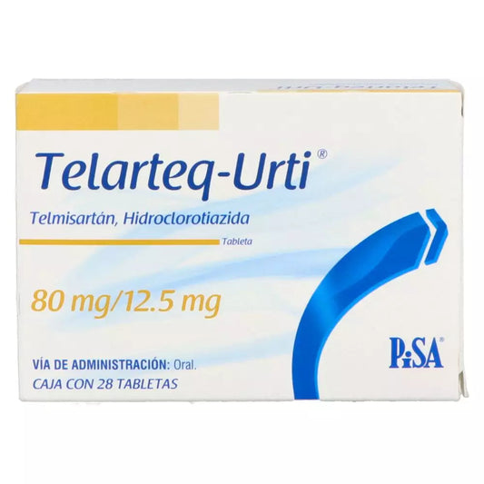 TELARTEQ-URTI 80/12.5 MG 28 TAB