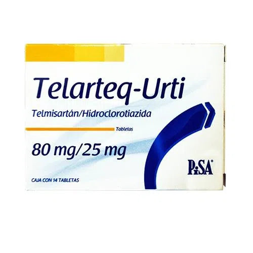 TELARTEQ-URTI 80/25 MG 14 TAB