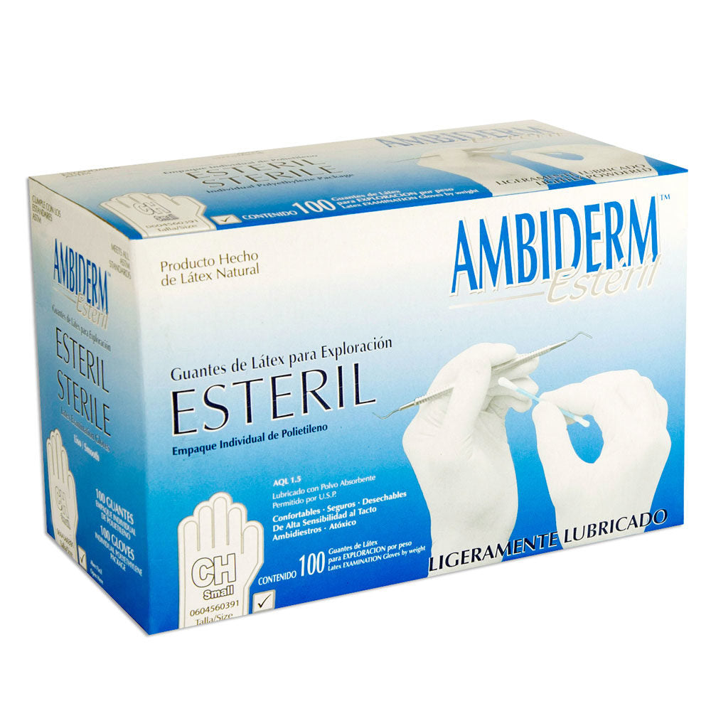 GUANTE ESTERIL P/EXPLORACION CHICO