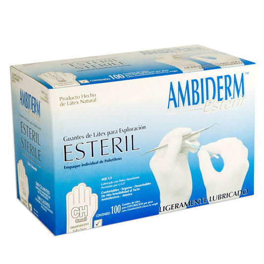 GUANTE ESTERIL P/EXPLORACION CHICO
