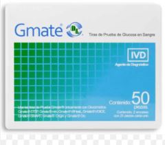 GMATE DL TIRAS REACTIVAS 50PZAS