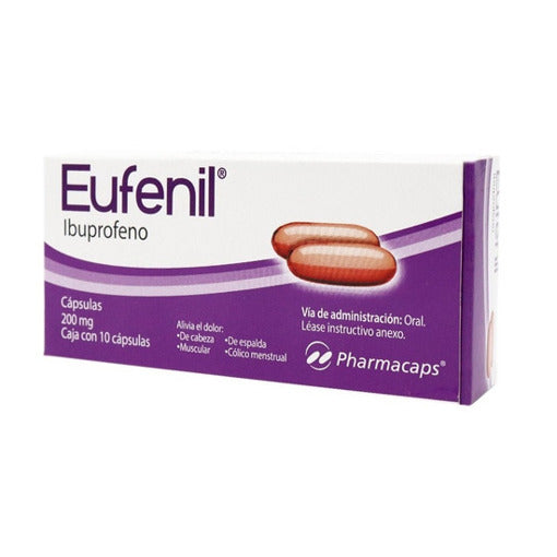 EUFENIL CAP. 200 MG. CAJA C/10
