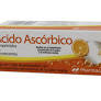 ACIDO ASCORBICO COMPR. EFERV. 1G. CAJA C/TUBO C/10 SABOR NARANJA