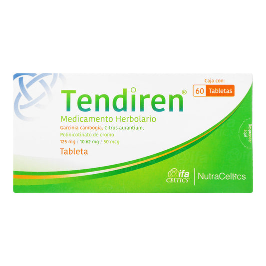 TENDIREN 125/10.62MG/50MCG 60 TAB