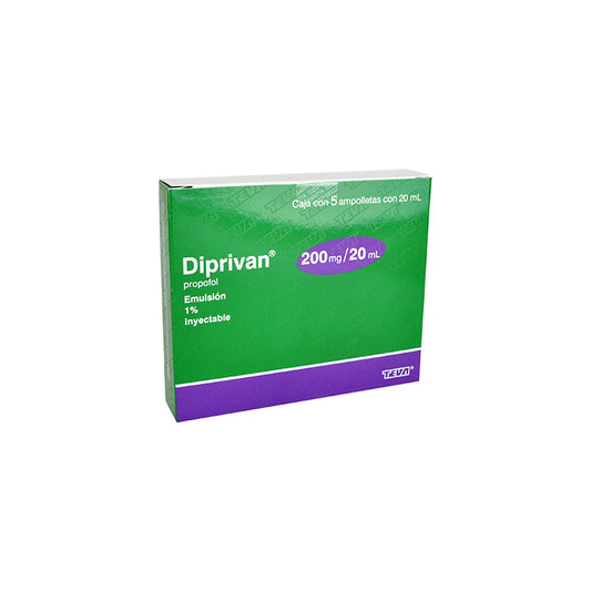 DIPRIVAN 200 MG 5X20 ML AMP