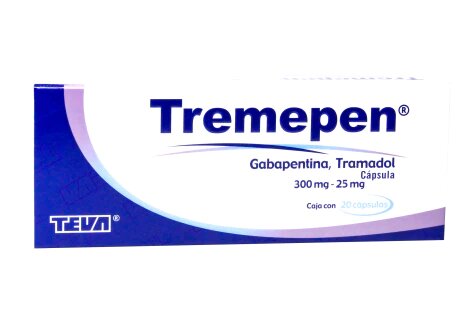 TREMEPEN 300/25MG 20 CAPS