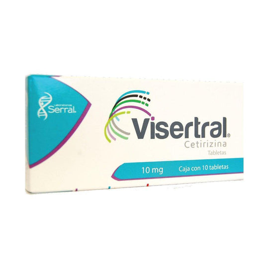 VISERTRAL TAB. 10 MG. CAJA C/10