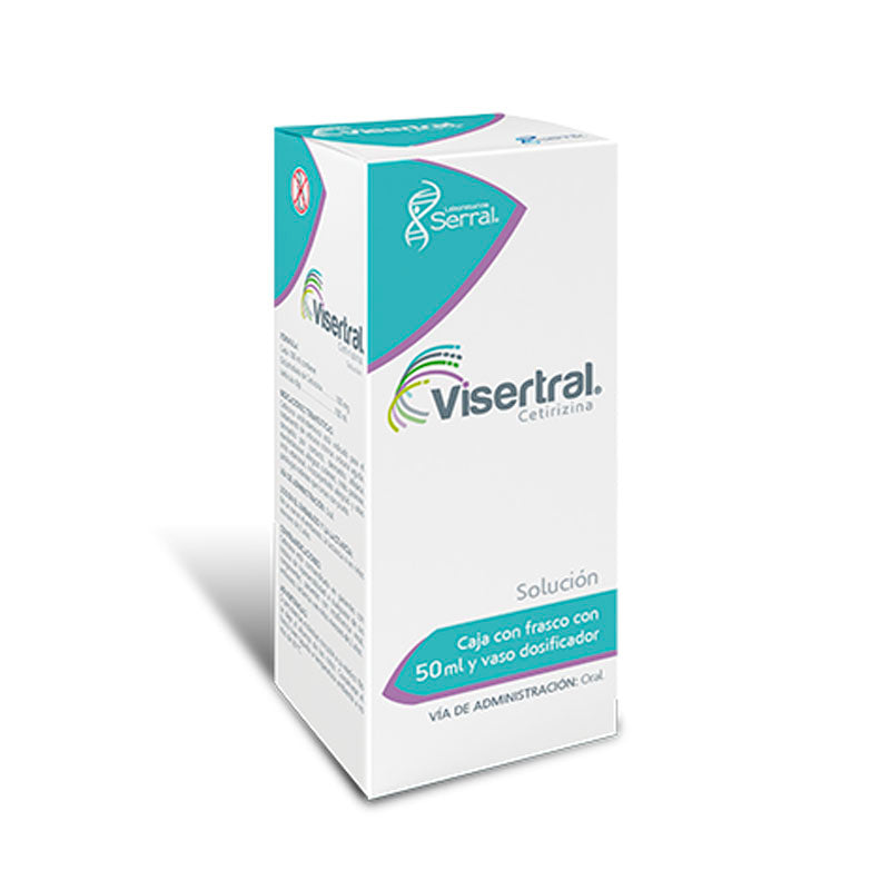 VISERTRAL SOL. 100 MG. CAJA FCO. C/50 ML.