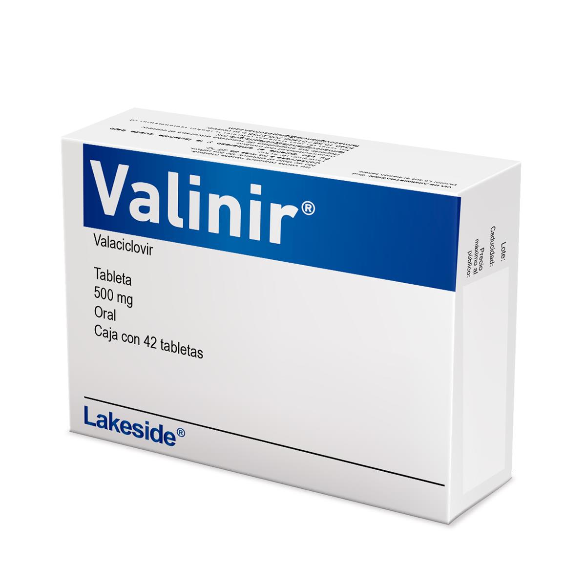 VALINIR 500 MG 42 CPR