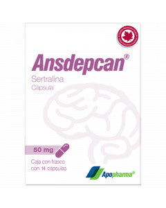 GE ANSDEPCAN PROTE 50MG - CAP 14