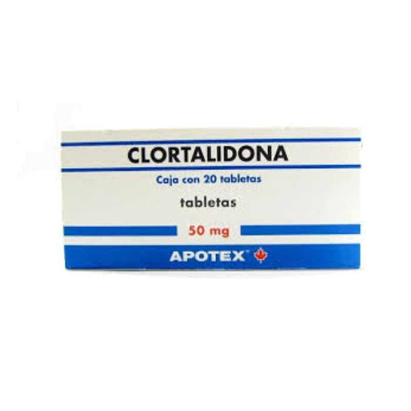 CLORTALIDONA TAB. 50 MG. CAJA C/20