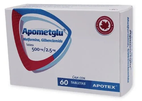 APOMETGLU TAB. 500/2.5 MG. C/60