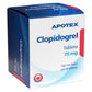 CLOPIDOGREL TAB. 75 MG CAJA C/28