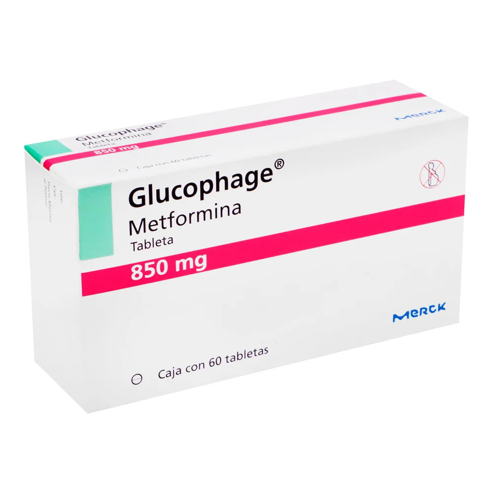 GLUCOPHAGE 850 MG 60 TAB