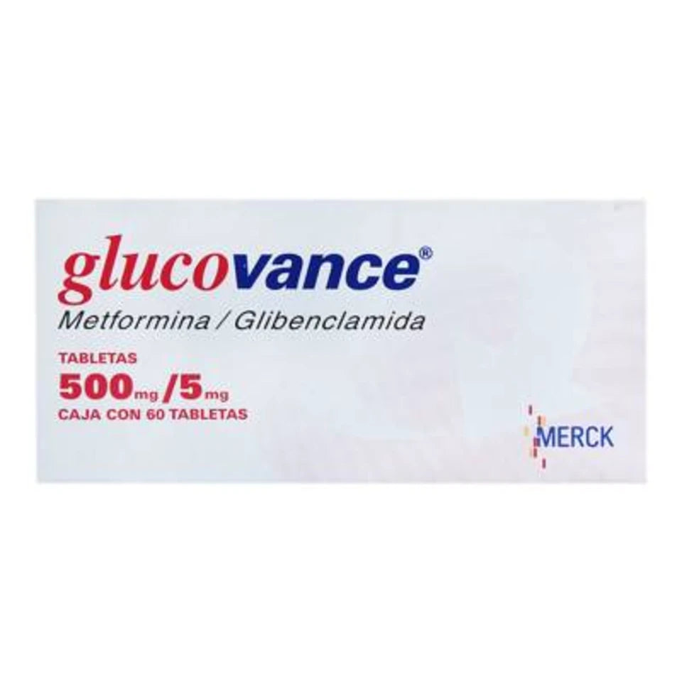 GLUCOVANCE 500/5 MG 60 TAB