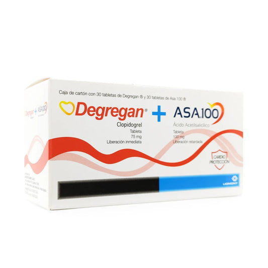 DEGREGAN+ASA100 75/100MG 60TAB