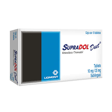 SUPRADOL DUET SUBLI 10/25MG 10TABN