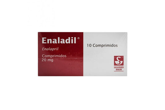 ENALADIL 20 MG 10 CPR C/3 CAJAS
