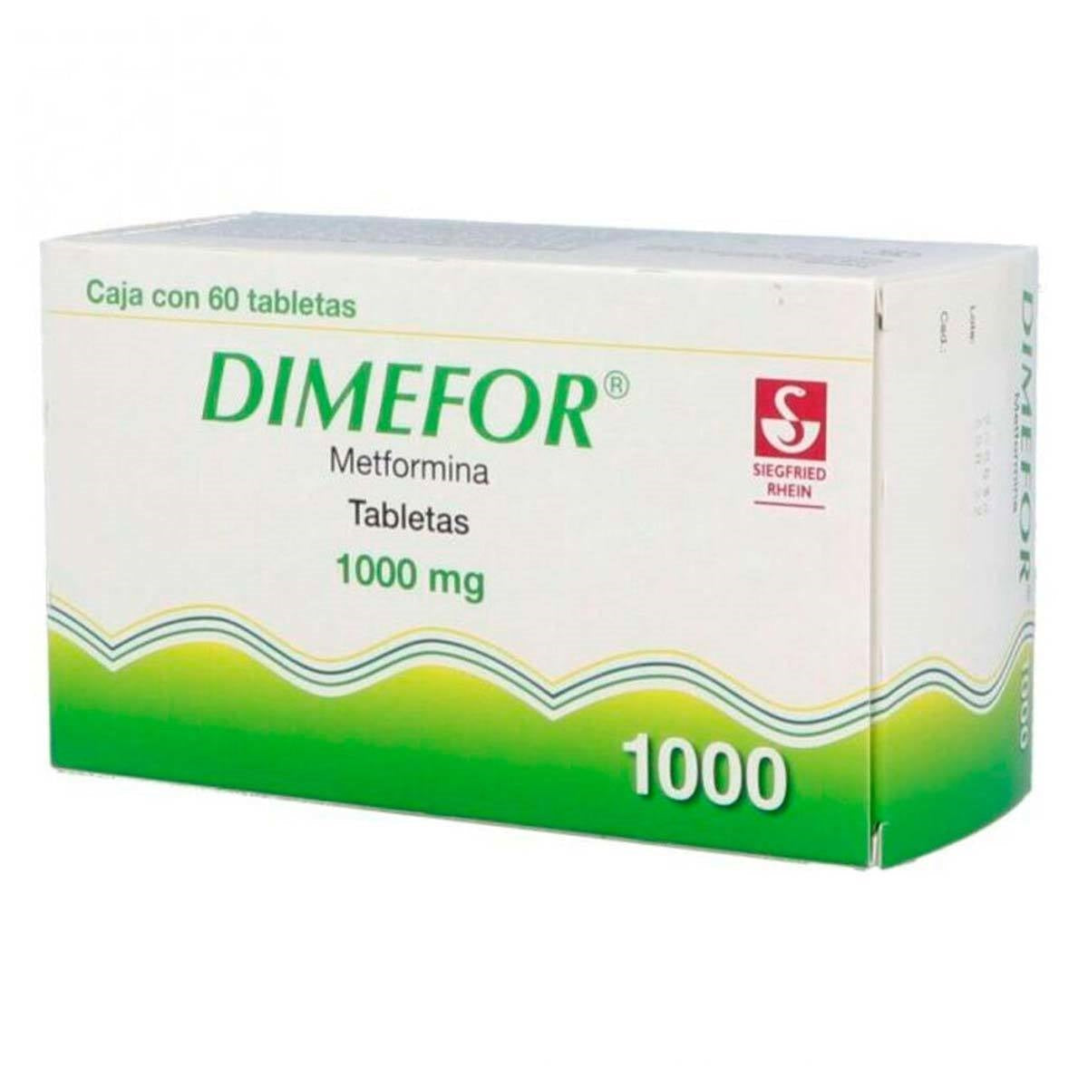 DIMEFOR 1000 MG 60 TAB