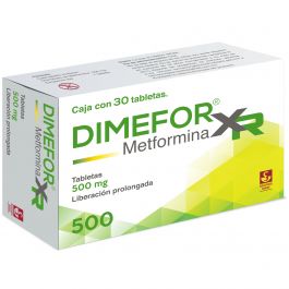 DIMEFOR XR LP 500 MG 30 TAB