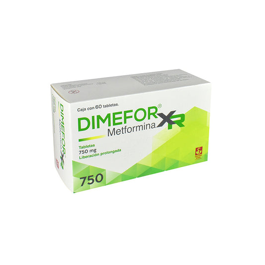 DIMEFOR XR LP 750 MG 60 TAB