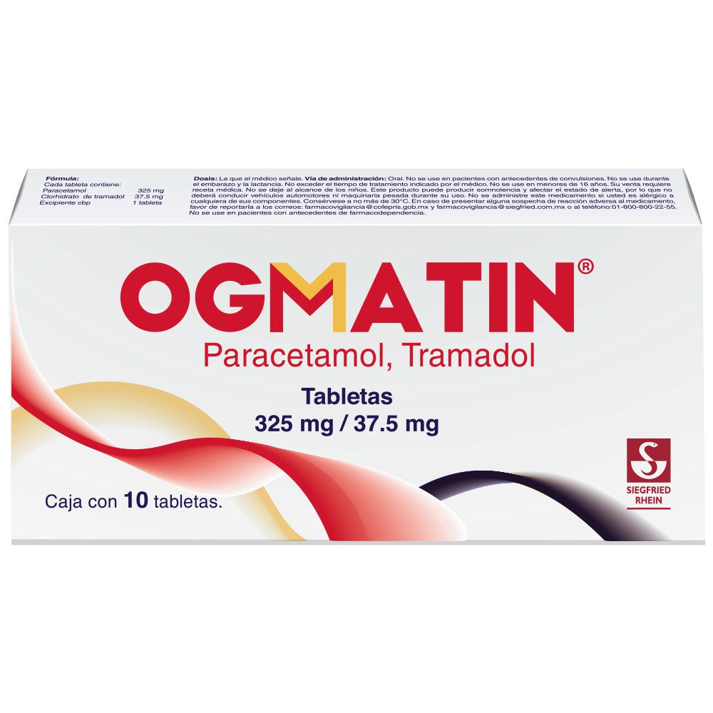 OGMATIN 325MG/37.5MG 10 TAB