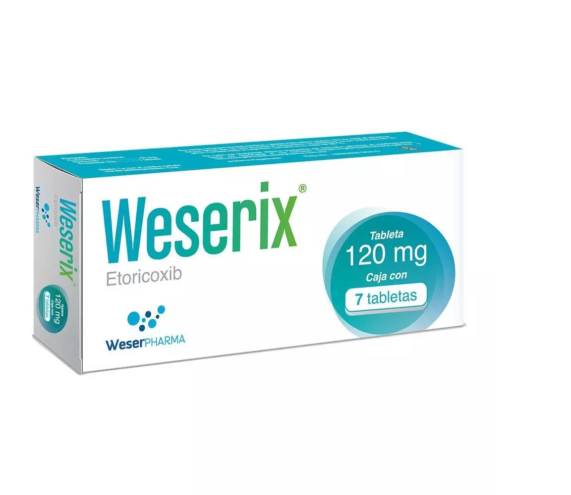 WESERIX 120 MG 7 TAB