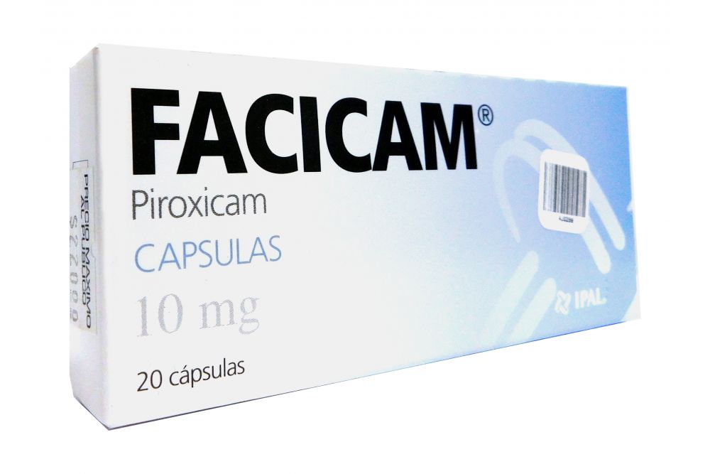 FACICAM 10 MG 20 CAPS