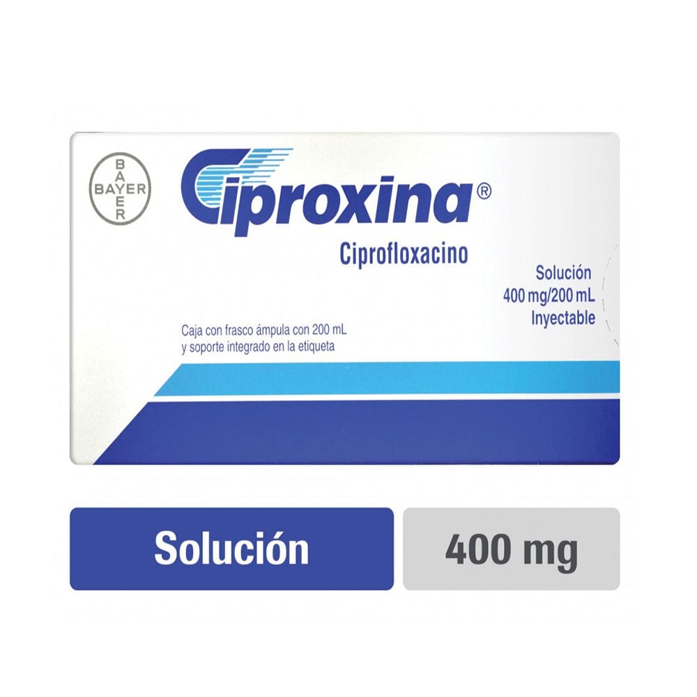 CIPROXINA 400 MG 200 ML AMP